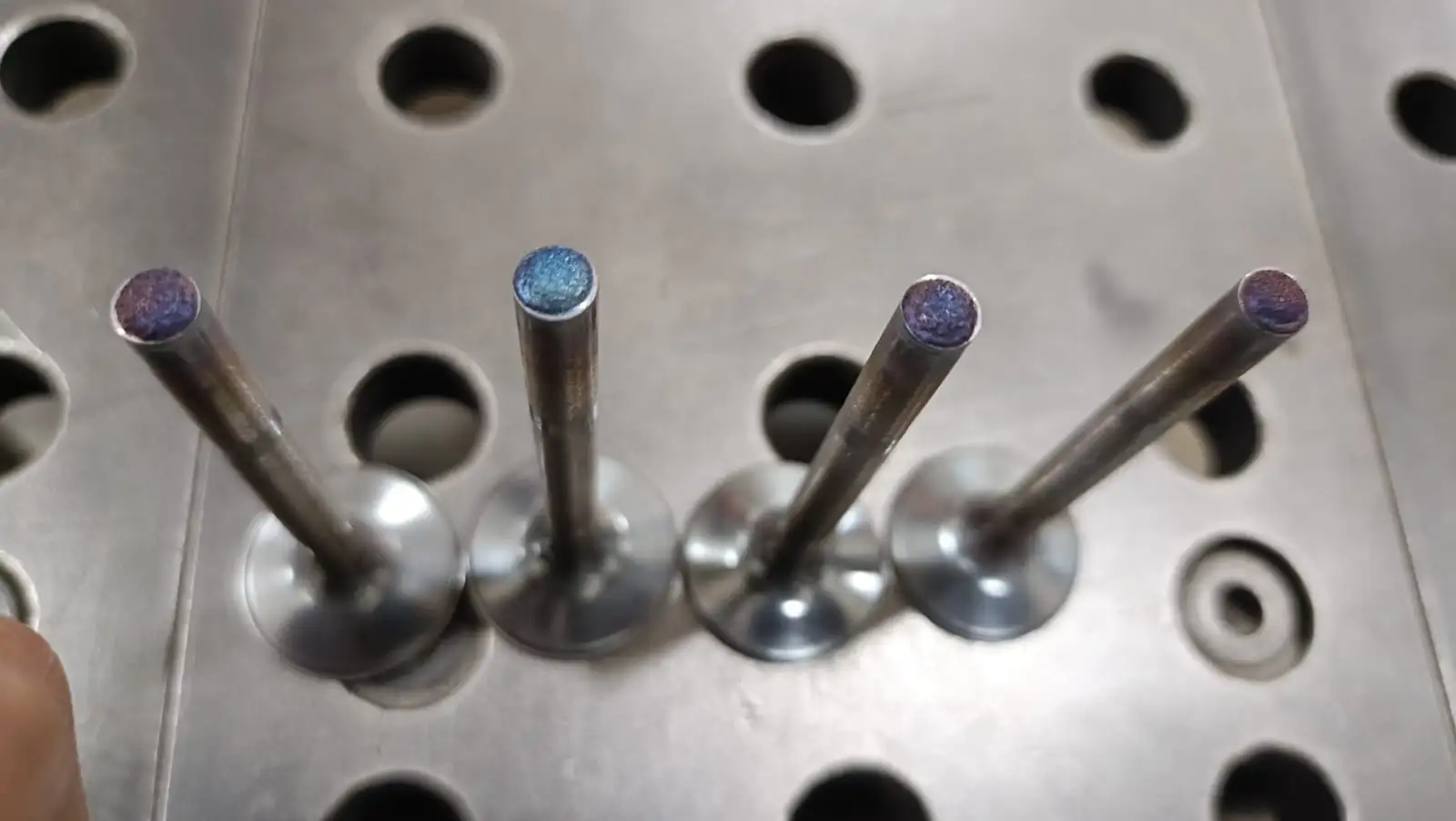 Engine Valve Tip Hardfacing
